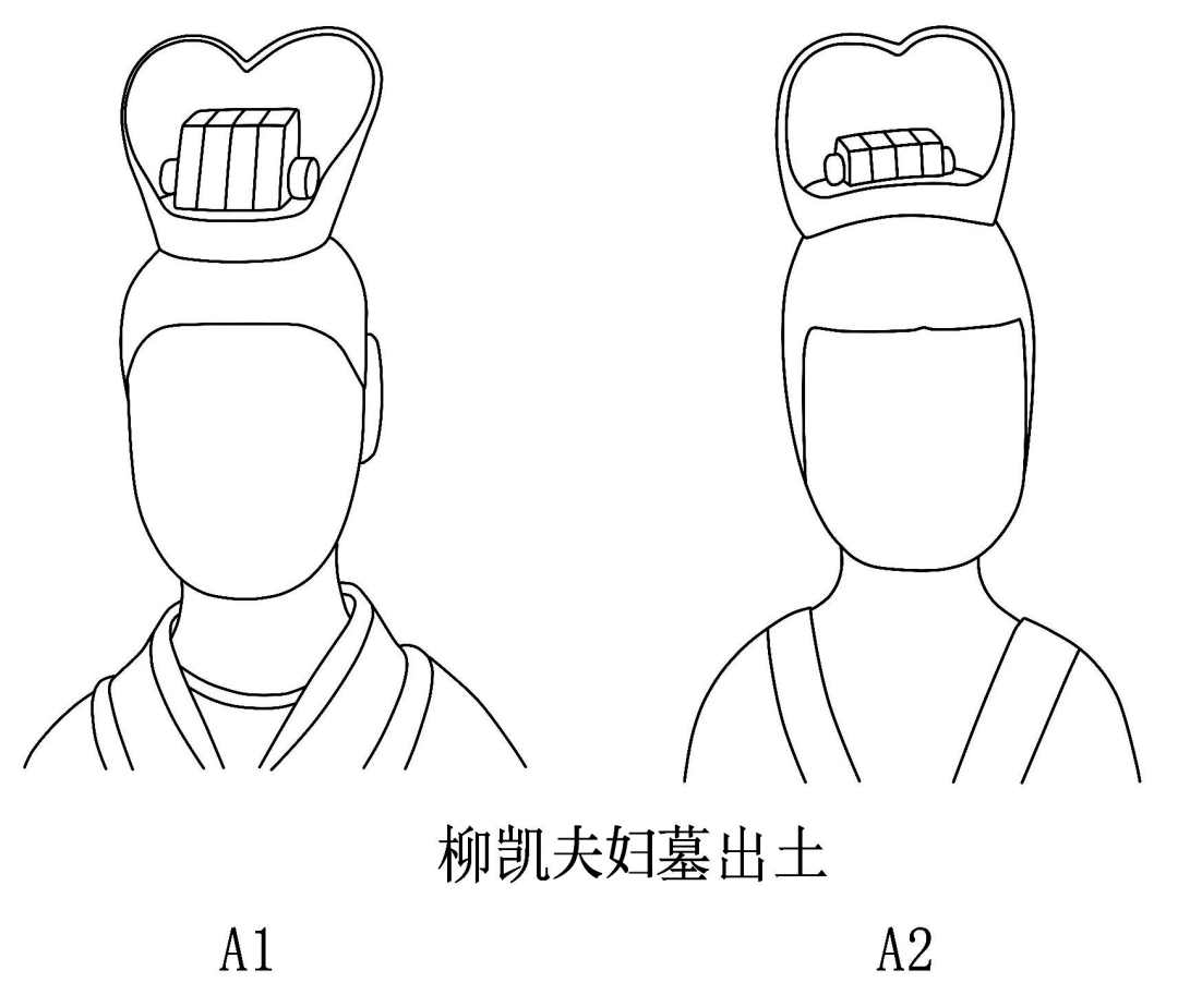 古代女子的妆容服饰和头发的名称？